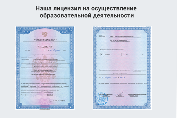 Лицензия на осуществление образовательной деятельности в Донском
